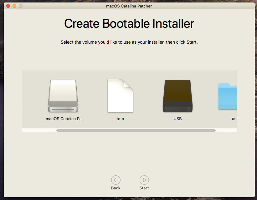 Upgrade to catalina on unsupported mac Upgrade to catalina on unsupported mac