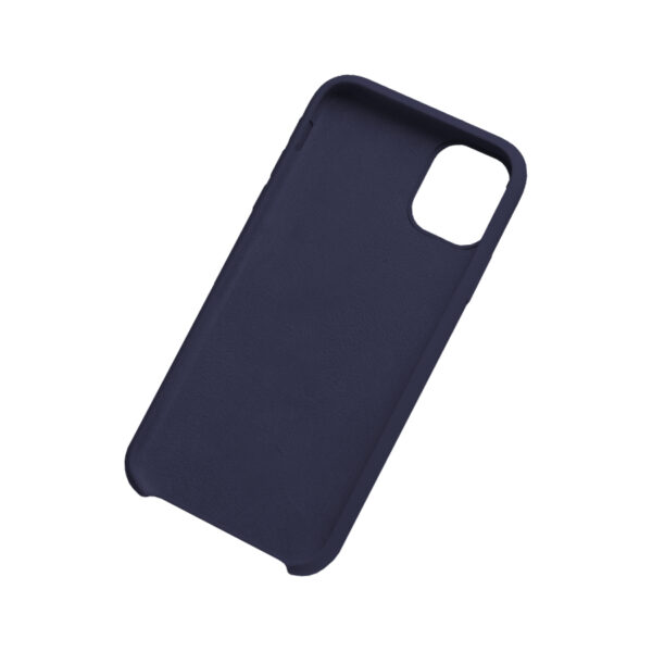 Soft-Touch Case mit Innenfutter für iPhone 11 Serie • Dunkelblau – Bild 2