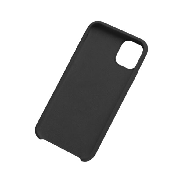 Soft-Touch Case mit Innenfutter für iPhone 11 Serie • Schwarz – Bild 2