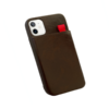 Kunstledercase Braun mit Kartensteckplätzen für iPhone 11 Serie