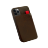 Kunstledercase Braun mit Kartensteckplätzen für iPhone 11 Serie