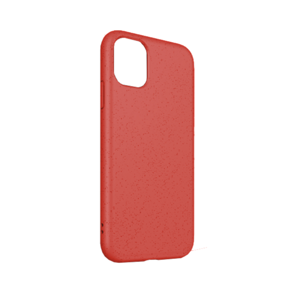 NATURE Case aus natürlichem Weizenstroh Rot für iPhone 12 Serie – Bild 2