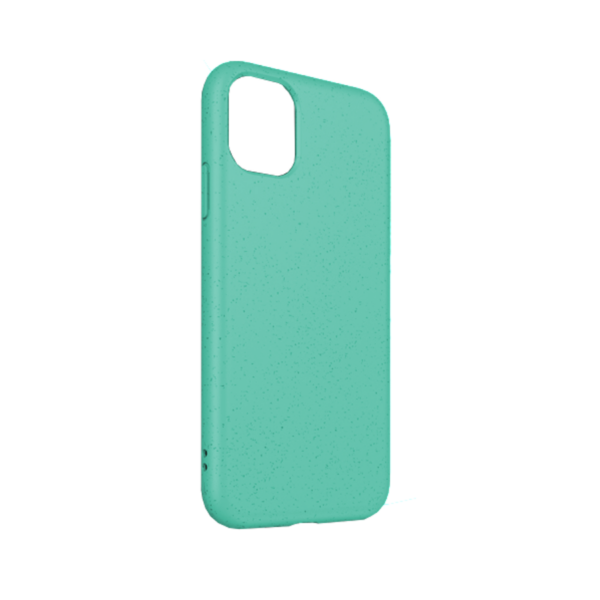 NATURE Case aus natürlichem Weizenstroh Türkis  für iPhone 11 Serie – Bild 2