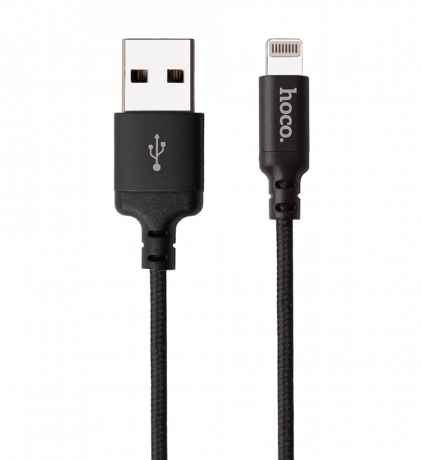 HOCO X14 Nylon Lightning auf USB Kabel 1m – Bild 6