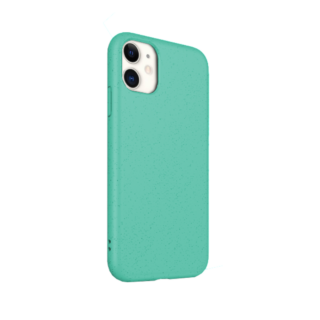 NATURE Case aus natürlichem Weizenstroh Türkis  für iPhone 11 Serie