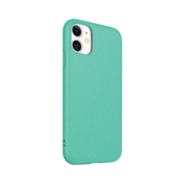 NATURE Case aus natürlichem Weizenstroh Türkis  für iPhone 11 Serie