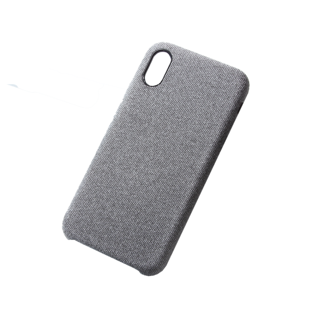 Stoffcase Grau für iPhone XS / X