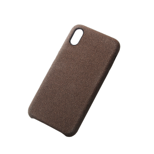 Stoffcase Braun für iPhone XS / X