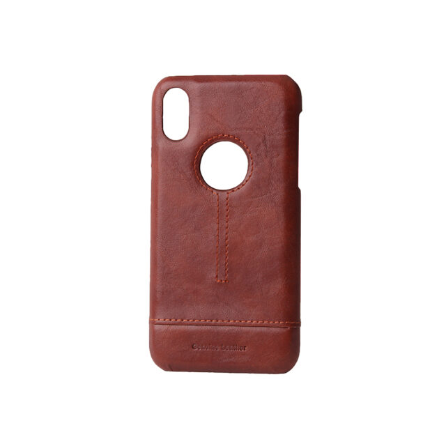 Echtledercase Braun für iPhone XS / X