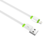 EMY MY-445 Flachband Lightning auf USB Kabel 1m