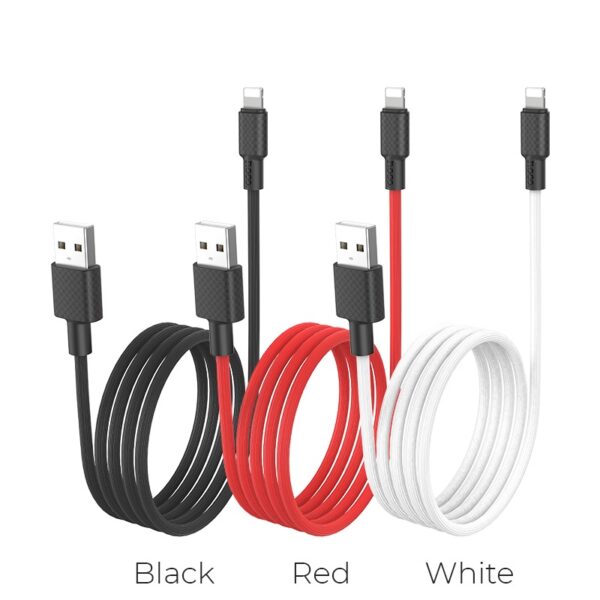 HOCO X29 Carbon Fibre Texture Lightning auf USB Kabel 1m – Bild 2