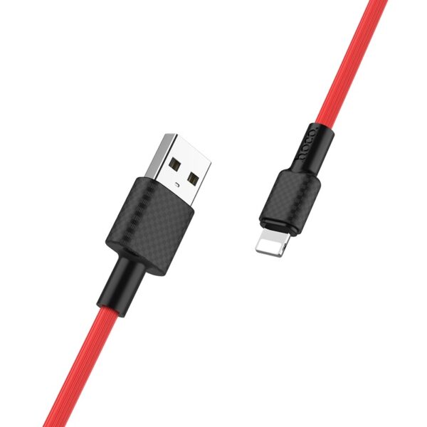 HOCO X29 Carbon Fibre Texture Lightning auf USB Kabel 1m – Bild 3