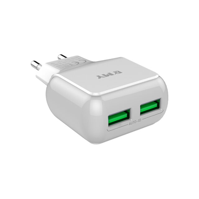 EMY My-220 2 Port USB Netzteil inkl. Lightningkabel