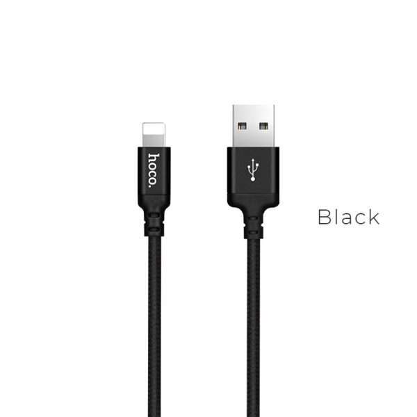HOCO X14 Nylon Lightning auf USB Kabel 1m – Bild 5
