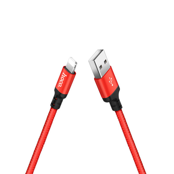 HOCO X14 Nylon Lightning auf USB Kabel 1m – Bild 3