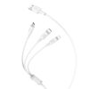 HOCO X25 3-in-1 Type-C, Micro-USB, Lightning Ladekabel 1m