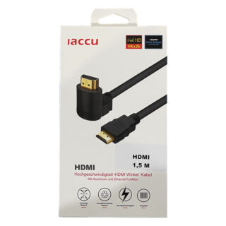 4K High Speed mit Ethernet Winkel HDMI Kabel 1,5 Meter