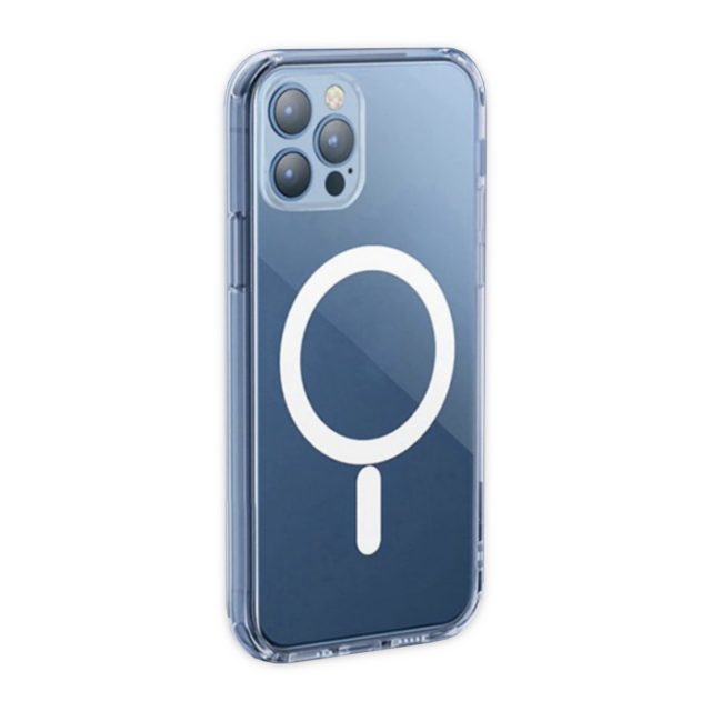 Magnet Polycarbonat & Silikon Case für iPhone 12 Serie