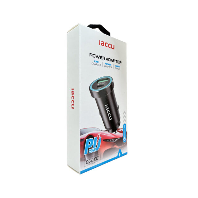 LACCU 20 Watt KFZ Ladegerät (PD USB-C, QC 3.0 USB-A)