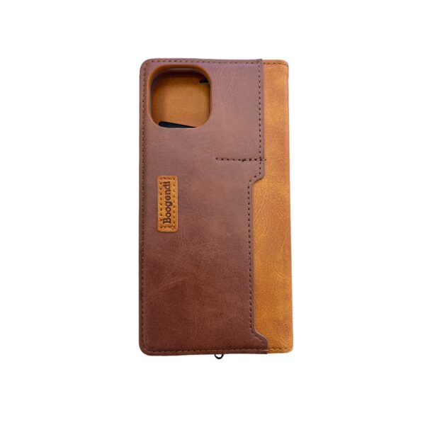 Boogendi Magnet Bookcase „Sandstorm Brown“ für iPhone 13 Serie – Bild 4
