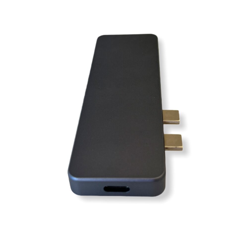 USB Type-C Hub (100W PD, USB 3.0, 4K HDMI, SD, MICRO-SD, TF) inkl. Tasche – Bild 5