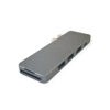 USB Type-C Hub (100W PD, USB 3.0, 4K HDMI, SD, MICRO-SD, TF) inkl. Tasche