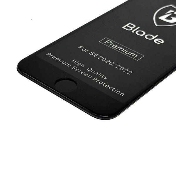 3D Premium Displayschutz für iPhone SE aus echtem gehärtetem Glas – Bild 3