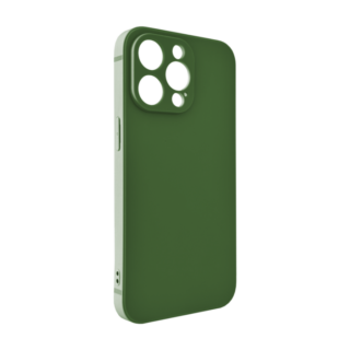 Matte TPU Silikon Hülle (Pale Green) mit Anti-Fingerprint für iPhone 15 Serie