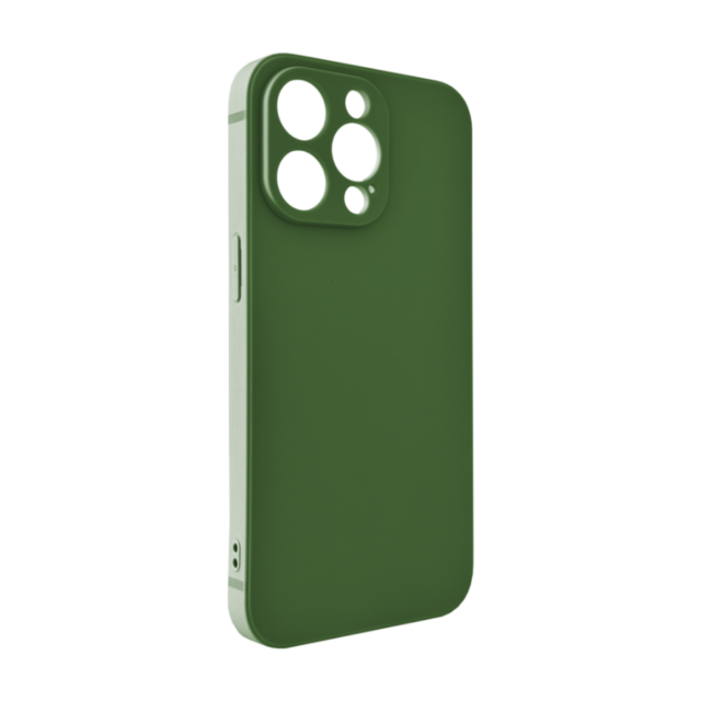 Matte TPU Silikon Hülle (Pale Green) mit Anti-Fingerprint für iPhone 15 Serie