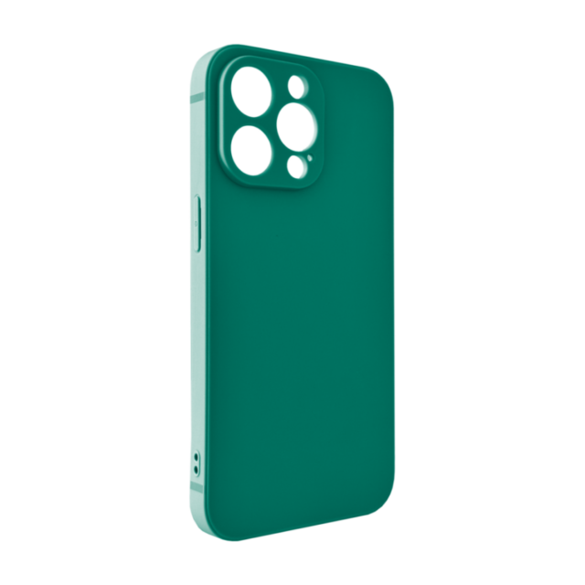 Matte TPU Silikon Hülle (Türkis) mit Anti-Fingerprint für iPhone 15 Serie