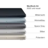 MacBook Air m2 m3 m4 m5 färben