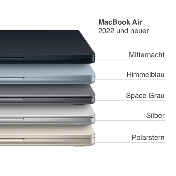 MacBook Air m2 m3 m4 m5 färben