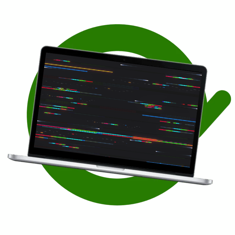 MacBook Display zeigt streifen