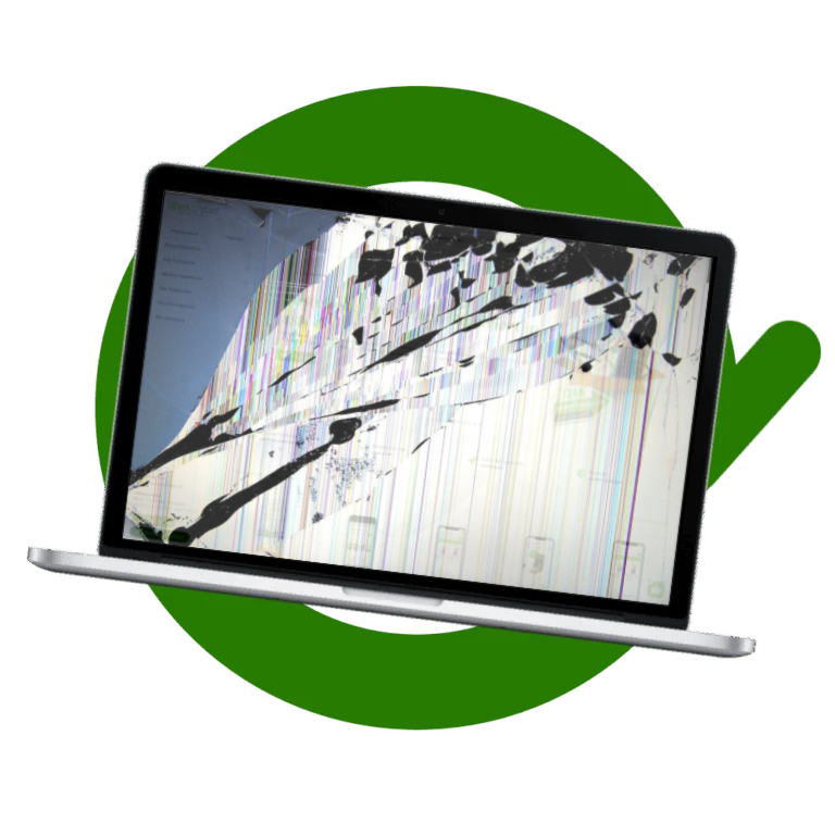 macbook pro lc display gebrochen schwarze flecken