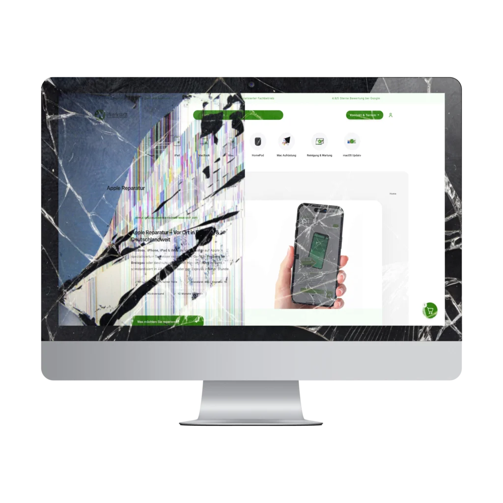 iMac 27 Zoll Display Reparatur iWerkstatt Freiburg & Deutschlandweit