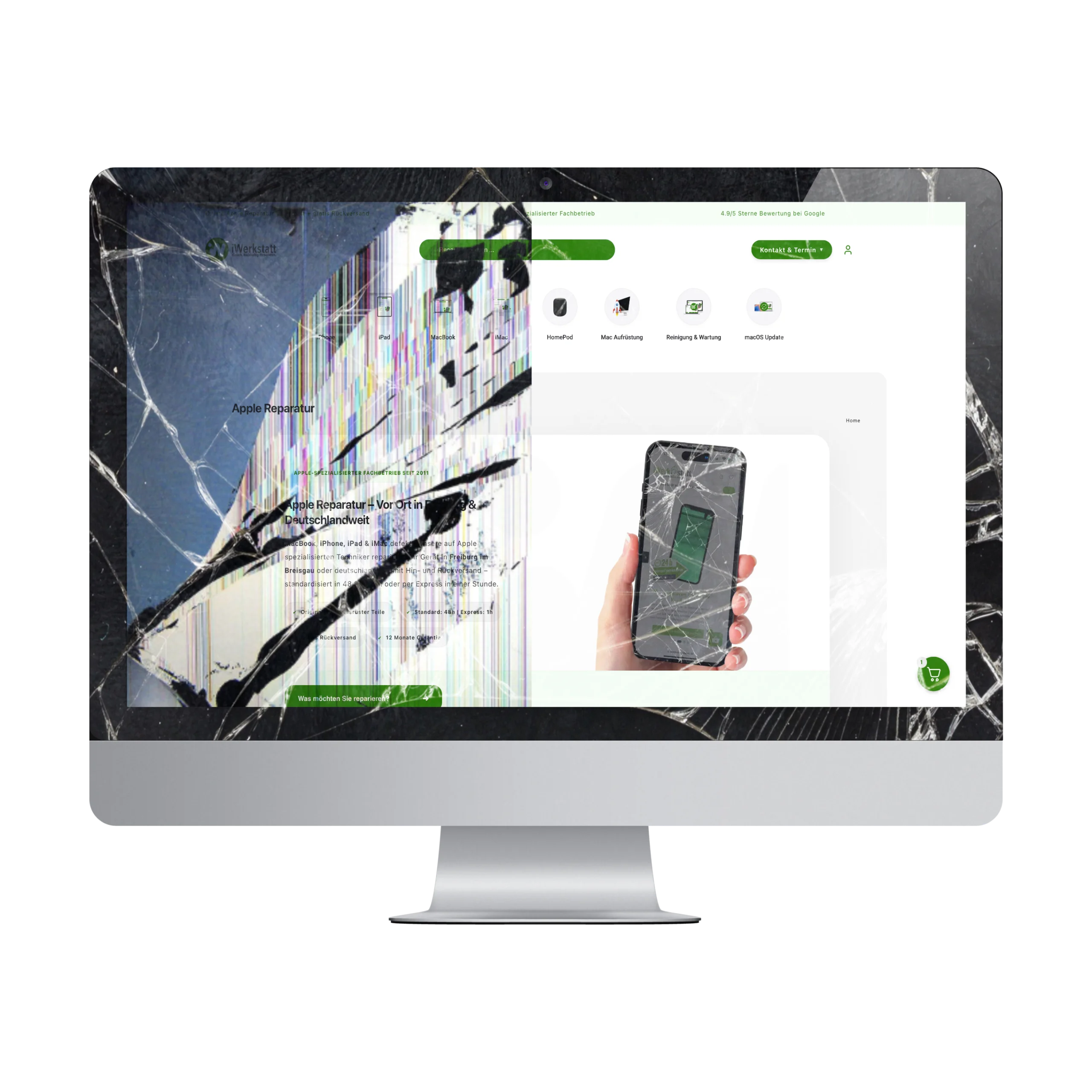 iMac A1418 A1419 2012 2013 2014 2015 2017 2019 2020 Display Reparatur