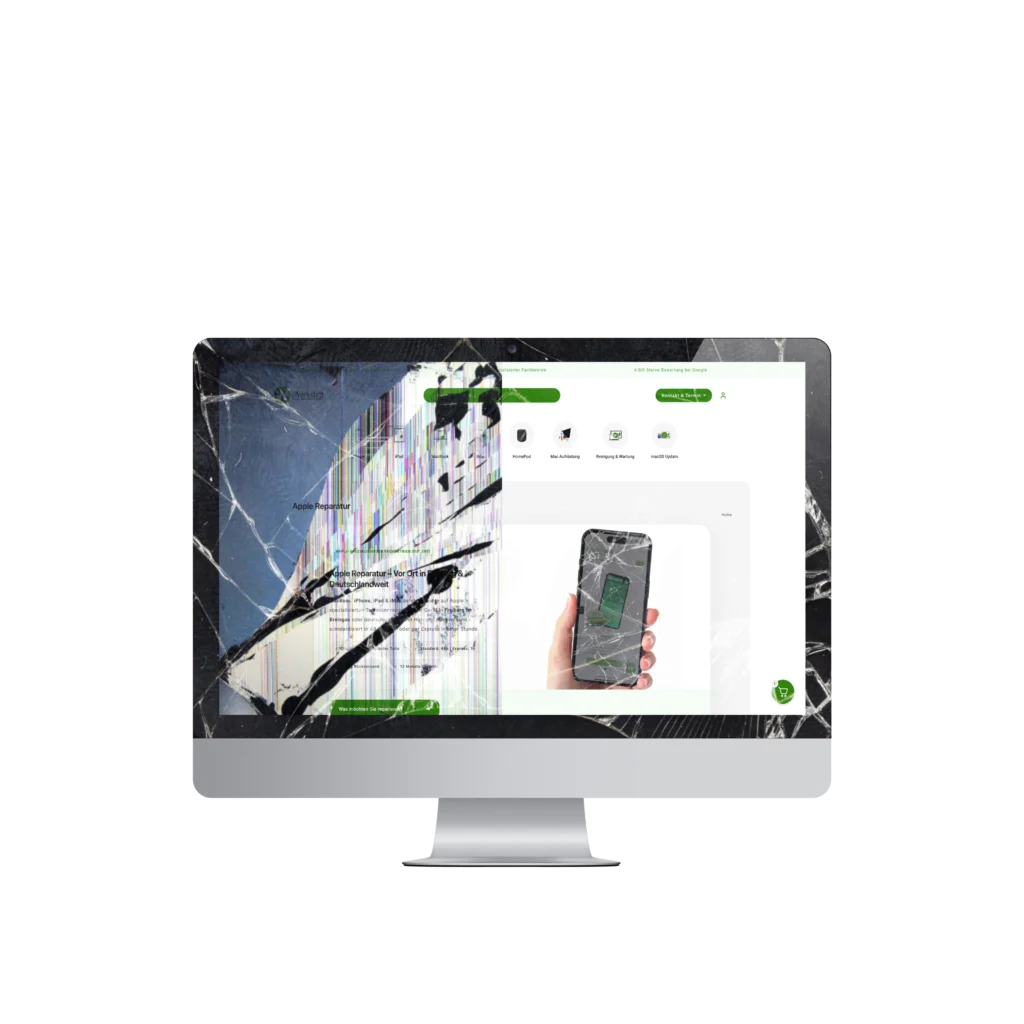 iMac 21,5 Zoll Display Reparatur iWerkstatt Freiburg & Deutschlandweit