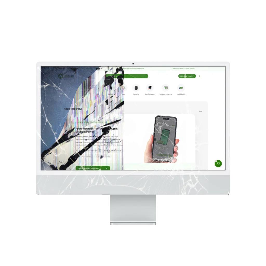 iMac 24 Zoll M1 M3 M4 Display Reparatur iWerkstatt Freiburg & Deutschlandweit