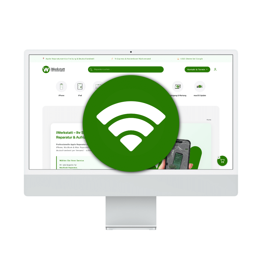 iMac Wi-Fi, W-Lan und Bluetooth Reparatur in Freiburg und deutschlandweit