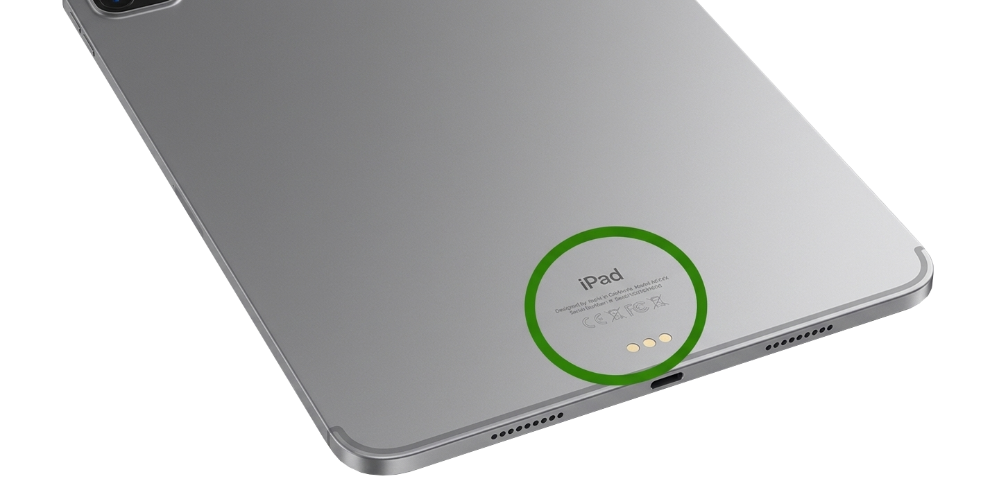 iPad A-Modellnummer auf der Rückseite