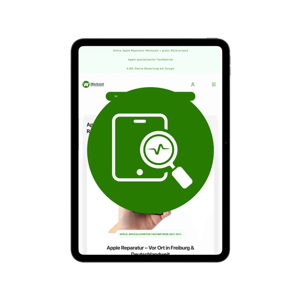 iPad Diagnose & Kostenvoranschlag