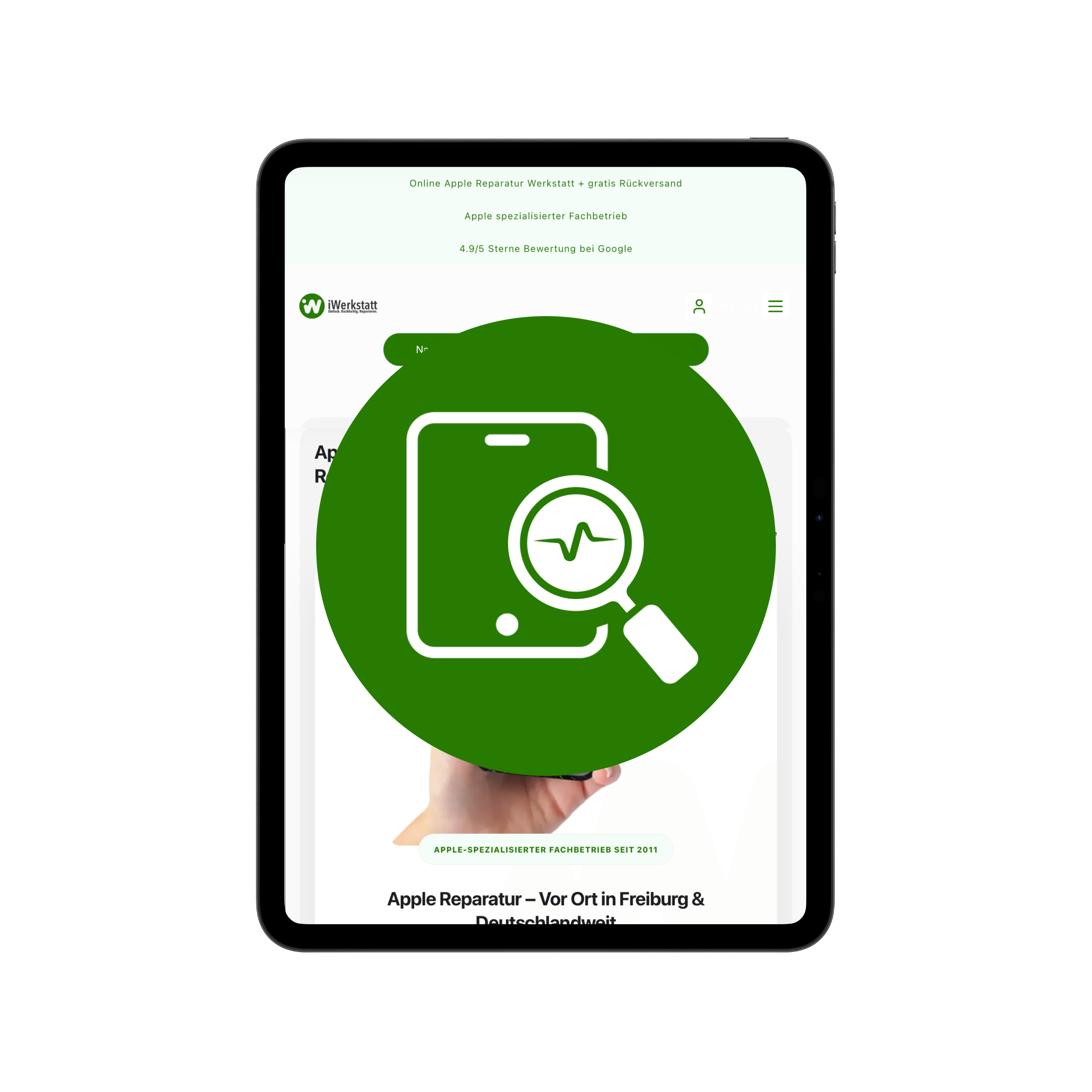 iPad Diagnose und Kostenvoranschlag iWerkstatt